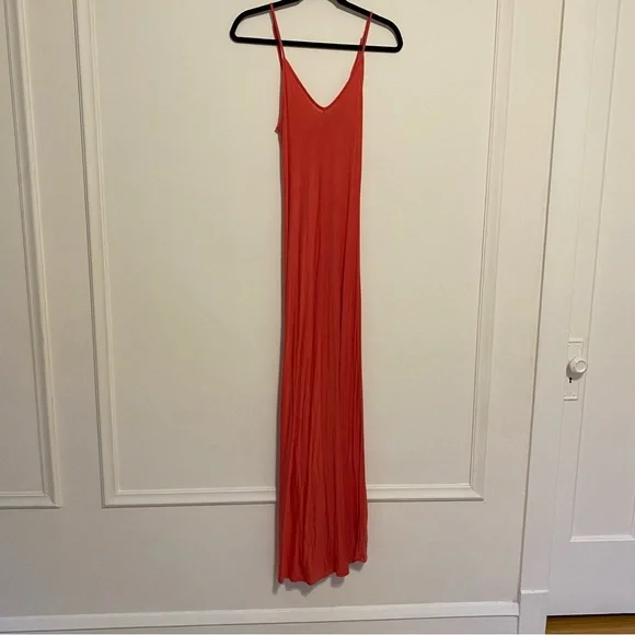 neon coral maxi dress Day Garden Maxi Dress - Neon Coral